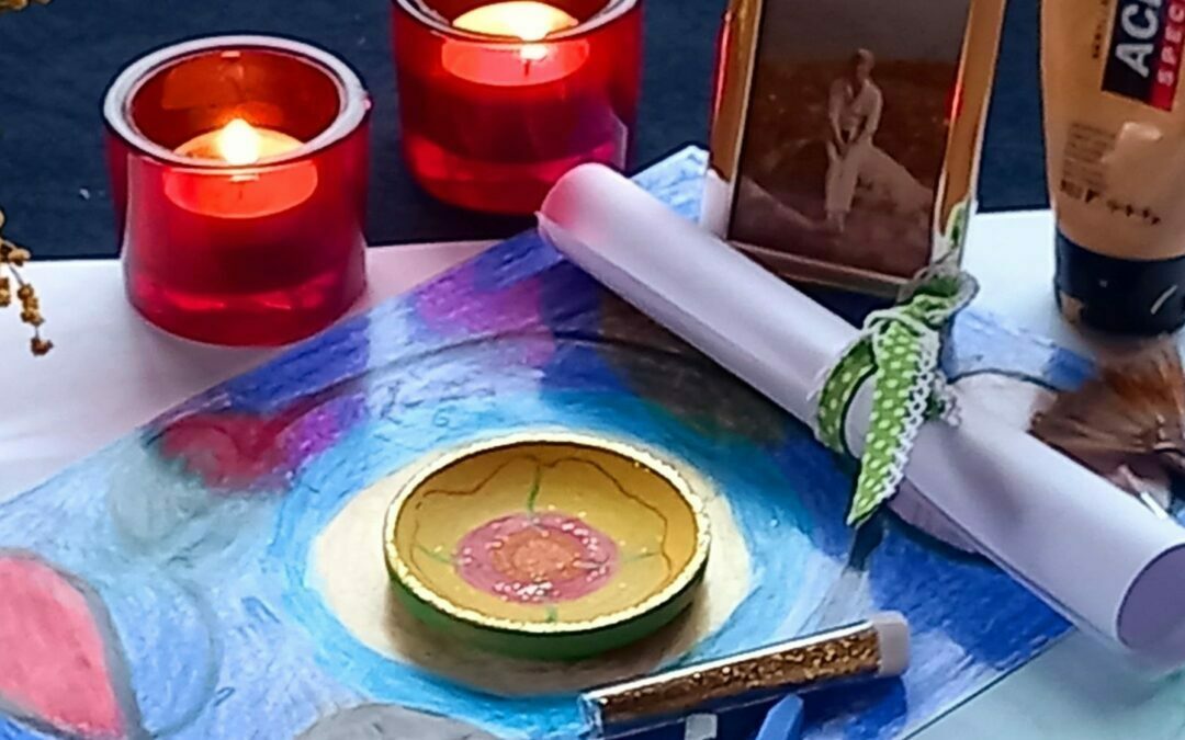 An intuitive painting workshop for mourning